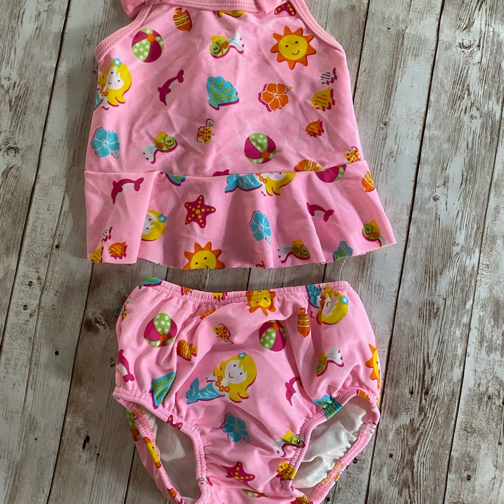 Children’s Place two piece bathing suit.